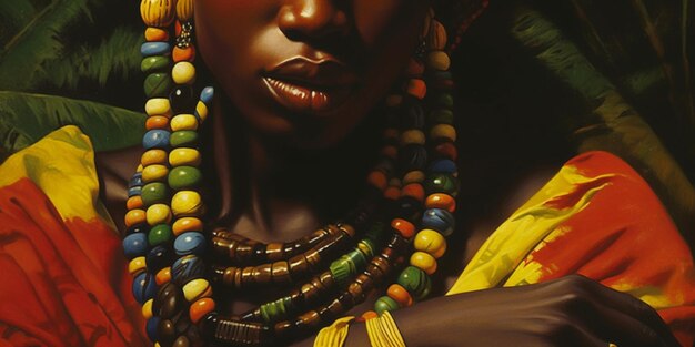 African Bean Freedom Colors